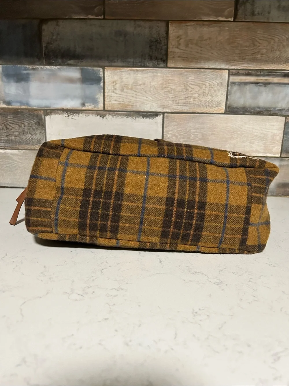EUC 🍀 Lucky Brand Rhyn Wool Plaid Varsity Hobo Bag